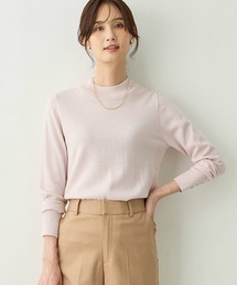 CROSSPLUS ONLINE（クロスプラスオンライン）の「ラメリブハイネックニットプルオーバー【洗える・大きいサイズあり】（ニット/セーター）」