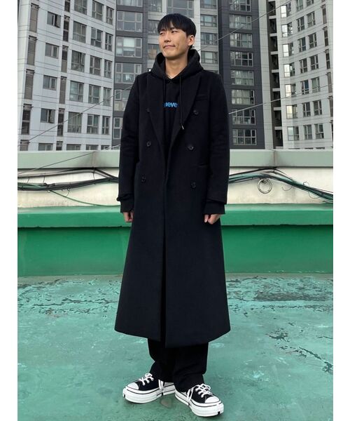 MUSINSA STANDARD（ムシンサスタンダード）の「ワンタックレギュラーフィットCcinoパンツ[ブラック]（その他パンツ・メンズ・その他・40/31/33/26/27/28/29/38/42/36/34/32/30）」の16枚目の写真