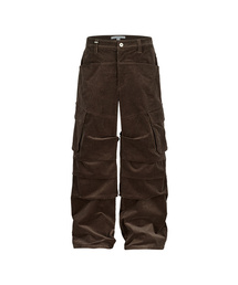SLOWACID（スローアシッド）の「コーデュロイパラシュートカーゴパンツ[ディープブラウン]（その他パンツ）」