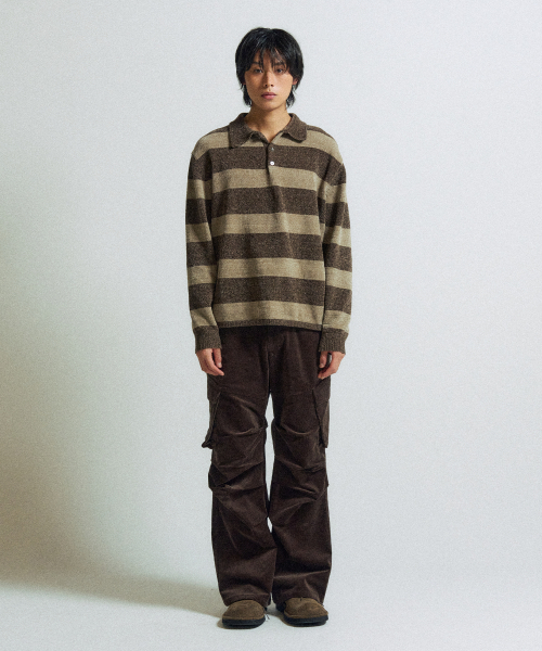 SLOWACID（スローアシッド）の「コーデュロイパラシュートカーゴパンツ[ディープブラウン]（その他パンツ・レディース・ダークブラウン・SMALL/MEDIUM/LARGE）」の2枚目の写真
