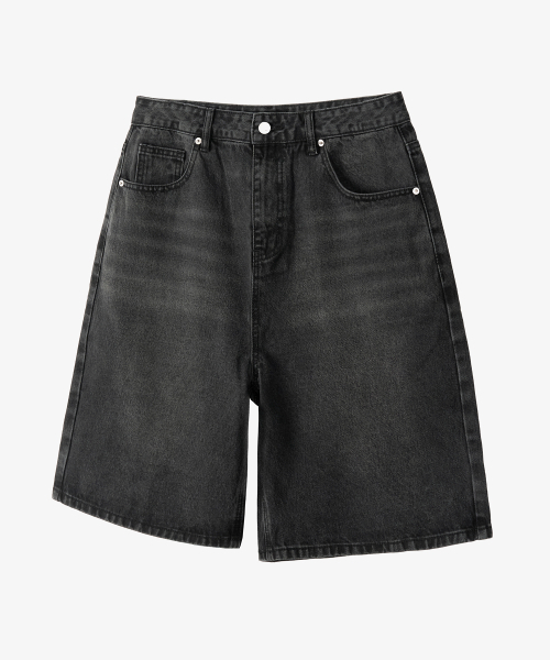 TOFFEE(トフィー)の「ウォッシュドハーフデニムパンツ(ディープグレー)(その他パンツ・メンズ・その他・SMALL/MEDIUM/LARGE/X-LARGE)」の14枚目の写真