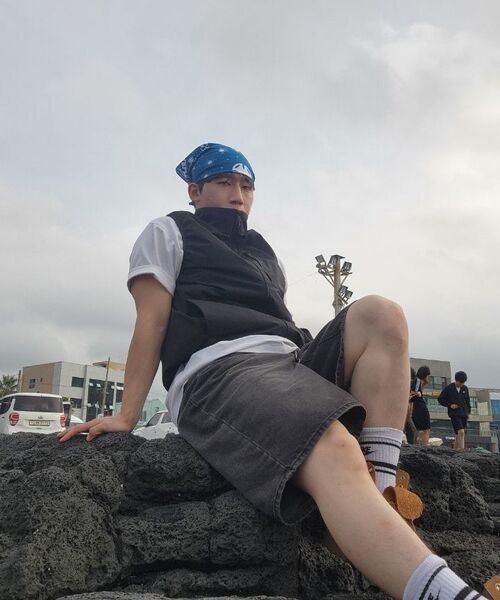 TOFFEE(トフィー)の「ウォッシュドハーフデニムパンツ(ディープグレー)(その他パンツ・メンズ・その他・SMALL/MEDIUM/LARGE/X-LARGE)」の6枚目の写真