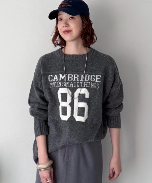 セール】【マシンウォッシャブル】86ロゴニット（ニット/セーター