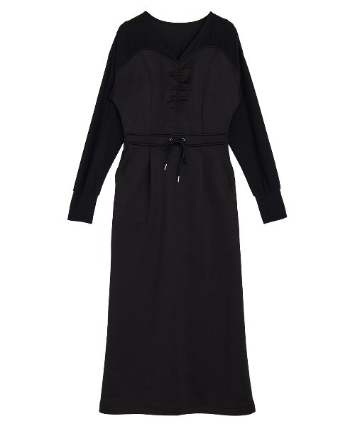 セール】UND DOCKING DESIGN SWEAT DRESS（ワンピース）｜Ameri