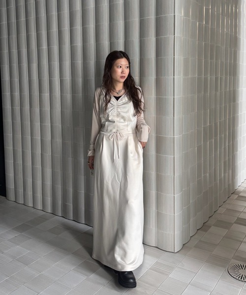 セール】UND DOCKING DESIGN SWEAT DRESS（ワンピース）｜Ameri