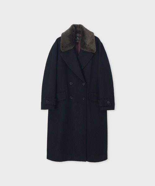 ＊未使用級【PS PAUL SMITH】チェスターコート 現行　ネイビー 38 中古・古着通販】PAUL SMITH (ポールスミス) ウール×カシミヤ