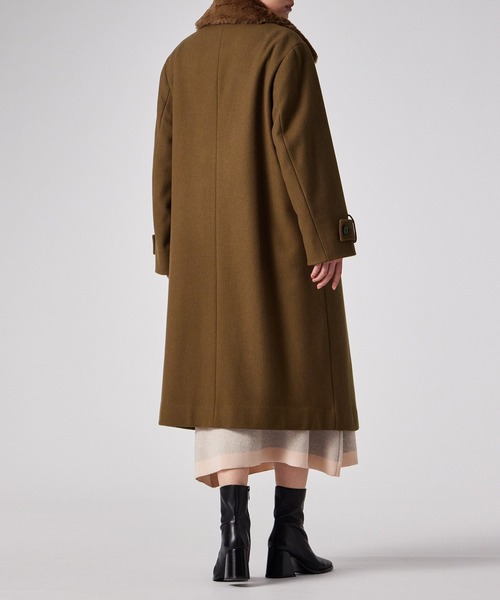 ウィメンズ ウールカルゼ ロングコート / 255352 JK356（チェスター
