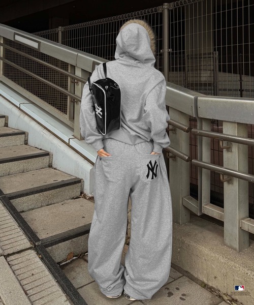 sedacle（セダクル）の「【別注】MLB/刺繍フロントタックスウェットパンツ（スウェットパンツ・メンズ・ネイビー/グレー/チャコールグレー・LARGE/MEDIUM/SMALL）」の15枚目の写真