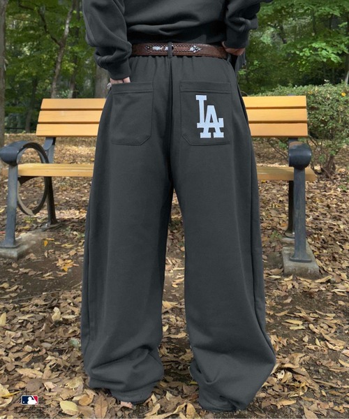 sedacle（セダクル）の「【別注】MLB/刺繍フロントタックスウェットパンツ（スウェットパンツ・メンズ・ネイビー/グレー/チャコールグレー・LARGE/MEDIUM/SMALL）」の20枚目の写真