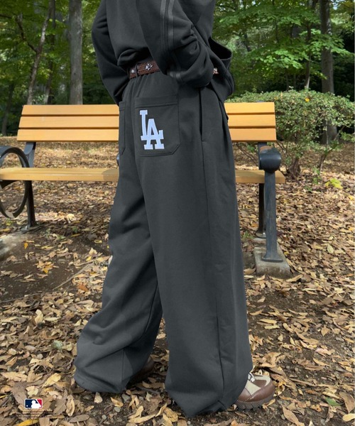 sedacle（セダクル）の「【別注】MLB/刺繍フロントタックスウェットパンツ（スウェットパンツ・メンズ・ネイビー/グレー/チャコールグレー・LARGE/MEDIUM/SMALL）」の21枚目の写真