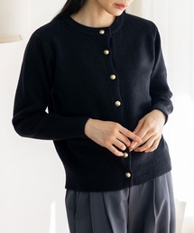 VitaFelice | ゴールドボタンニットカーディガン(カーディガン/ボレロ)