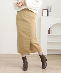 &soiree スリット入りラップタイトスカート