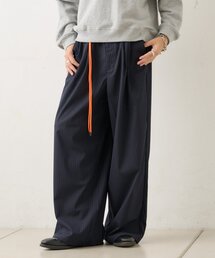WHIMSIC | 【UNISEX/2サイズ展開】ピンストライプワイドスラックス(その他パンツ)