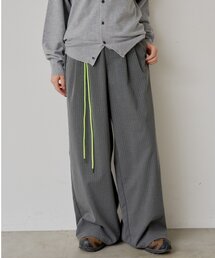 WHIMSIC | 【UNISEX/2サイズ展開】ピンストライプワイドスラックス(その他パンツ)