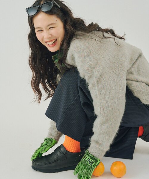 WHIMSIC（ウィムジック）の「【UNISEX/2サイズ展開】ピンストライプワイドスラックス（その他パンツ・メンズ・グレー/ネイビー・1/2）」の15枚目の写真