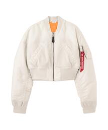 Alpha Industries/アルファ インダストリーズ/MA-1 CROPPED FLIGHT JACKET W/エムエーワン クロップド フライト ジャケット ウィメンズ