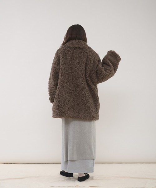 MUHET/プードルシャギーダッフルコート MUHET（ミュエータ） コート アウター poodle shaggy duffle coat