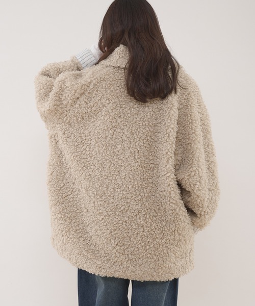 MUHET（ミュエータ）の「poodle shaggy duffle coat / プードル