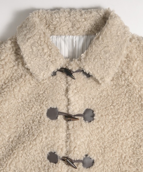 MUHET（ミュエータ）の「poodle shaggy duffle coat / プードル