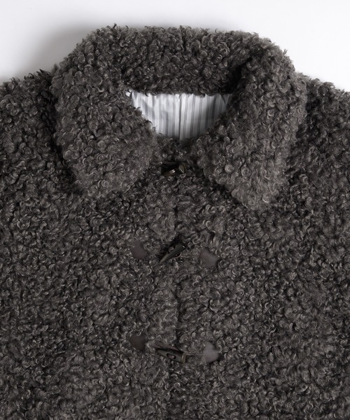 MUHET（ミュエータ）の「poodle shaggy duffle coat / プードル
