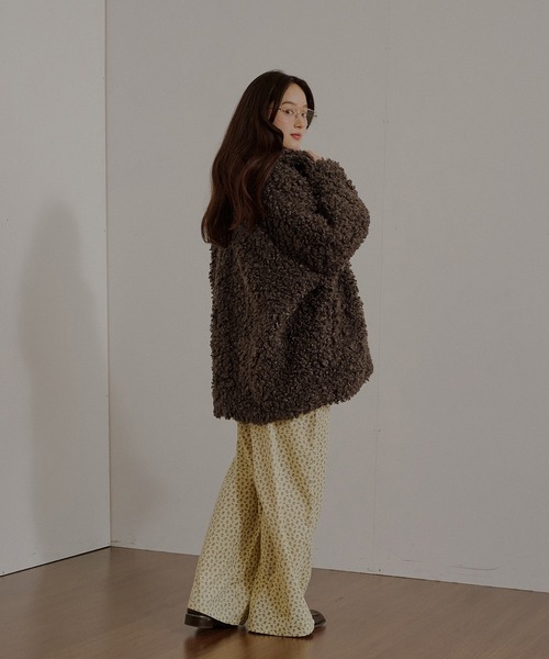 MUHET（ミュエータ）の「poodle shaggy duffle coat / プードル