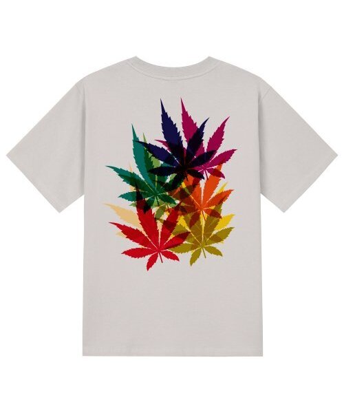 KAN6312(カン6312)の「KTC0037 レインボー半袖Tシャツ - ベージュ(Tシャツ/カットソー・メンズ・その他・LARGE/MEDIUM/SMALL/X-LARGE)」の1枚目の写真