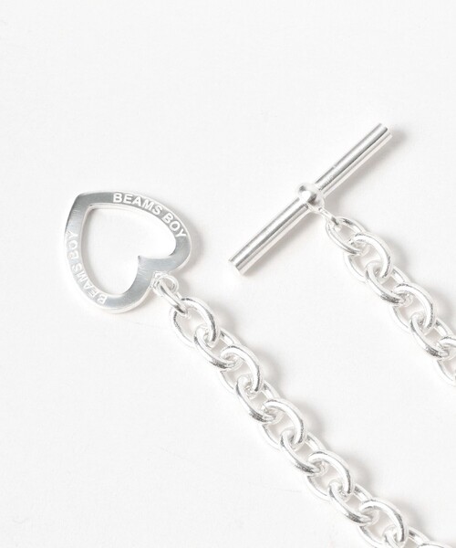 BEAMS BOY(ビームスボーイ)の「シルバー ハート トグル ブレスレット(ブレスレット・レディース・シルバー・ONE SIZE)」の3枚目の写真