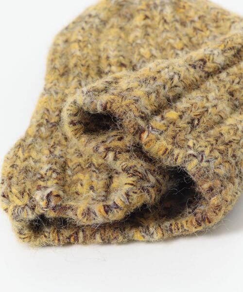 SMELLY(スメリー)の「カラーミックスニットワッチ(ニットキャップ/ビーニー・レディース・ブラウン系その他/グレー系その他/ベージュ系その他・-)」の7枚目の写真