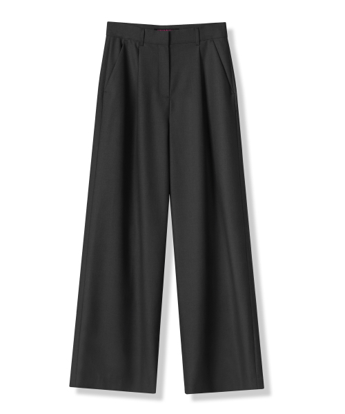Vivacious（ビバシャス）の「RUA One-tuck Slacks - 3COL（スラックス・レディース・ブラック/グレー/チャコール・SMALL/MEDIUM/LARGE）」の7枚目の写真