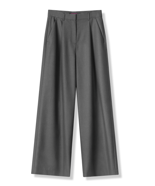 Vivacious（ビバシャス）の「RUA One-tuck Slacks - 3COL（スラックス・レディース・ブラック/グレー/チャコール・SMALL/MEDIUM/LARGE）」の8枚目の写真