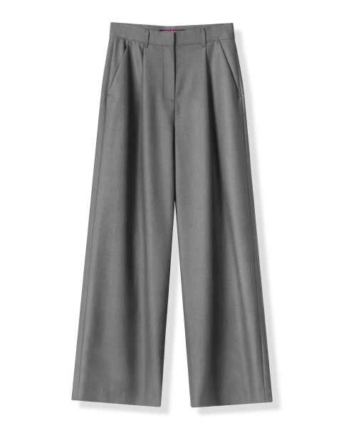 Vivacious（ビバシャス）の「RUA One-tuck Slacks - 3COL（スラックス・レディース・ブラック/グレー/チャコール・SMALL/MEDIUM/LARGE）」の9枚目の写真