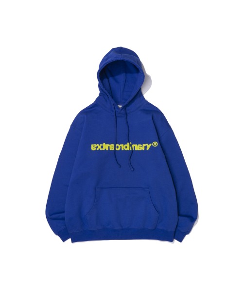 EXTRAORDINARY(エクストラオーディナリー)の「EX BASIC LOGO HOODIE D/BLUE(パーカー・メンズ・その他・MEDIUM/LARGE/X-LARGE)」の12枚目の写真