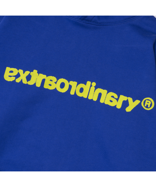 EXTRAORDINARY(エクストラオーディナリー)の「EX BASIC LOGO HOODIE D/BLUE(パーカー・メンズ・その他・MEDIUM/LARGE/X-LARGE)」の8枚目の写真