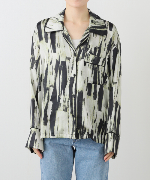 セール】ブラッシュジオメプリントシャツ（シャツ/ブラウス）｜JOURNAL
