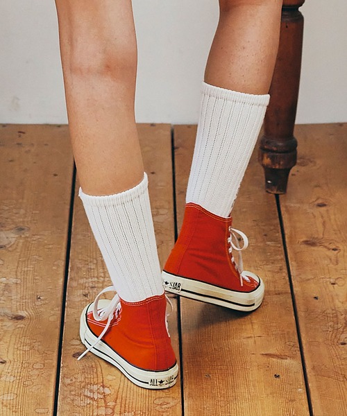 RNA(アールエヌエー)の「E5218 PINK MOTEL スモールジャンクスタンドソックス(ソックス/靴下・レディース・ホワイト×レッド/ホワイト×グリーン/ブラック×シルバー/ブラック×ゴールド・FREE)」の13枚目の写真