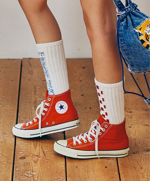 RNA(アールエヌエー)の「E5218 PINK MOTEL スモールジャンクスタンドソックス(ソックス/靴下・レディース・ホワイト×レッド/ホワイト×グリーン/ブラック×シルバー/ブラック×ゴールド・FREE)」の12枚目の写真