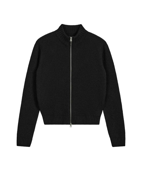 EMIS(イミス)の「(W) HEART LOGO ZIP CARDIGAN(カーディガン/ボレロ・レディース・ネイビー/ブラック/アイボリー・FREE)」の13枚目の写真