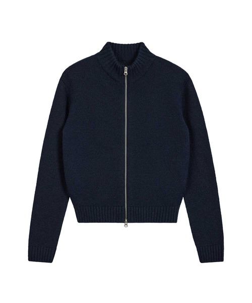 EMIS(イミス)の「(W) HEART LOGO ZIP CARDIGAN(カーディガン/ボレロ・レディース・ネイビー/ブラック/アイボリー・FREE)」の14枚目の写真