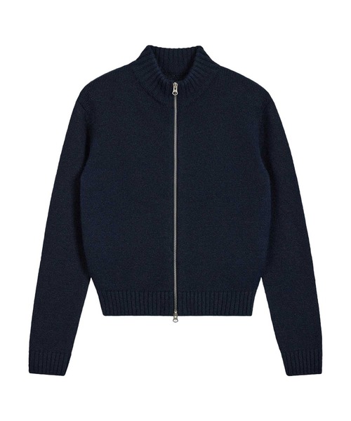 EMIS(イミス)の「(W) HEART LOGO ZIP CARDIGAN(カーディガン/ボレロ・レディース・ネイビー/ブラック/アイボリー・FREE)」の19枚目の写真