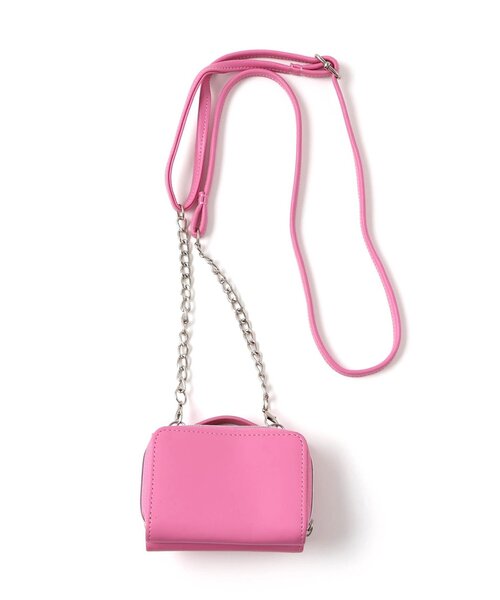 algy(アルジー)の「ハートロックショルダーウォレット(ショルダーバッグ・キッズ・シルバー/ピンク/ブラック・FREE)」の5枚目の写真