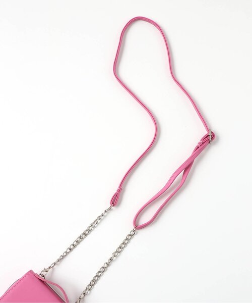 algy(アルジー)の「ハートロックショルダーウォレット(ショルダーバッグ・キッズ・シルバー/ピンク/ブラック・FREE)」の7枚目の写真