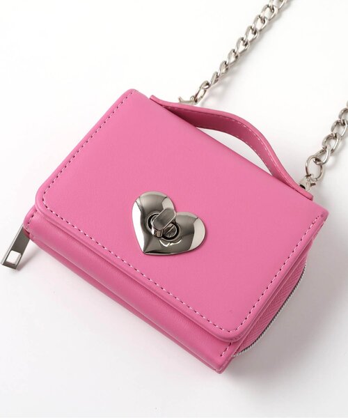 ハートロックショルダーウォレット（ショルダーバッグ）｜algy