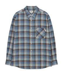 COVERNAT | マルチチェックシャツブルー(シャツ/ブラウス)