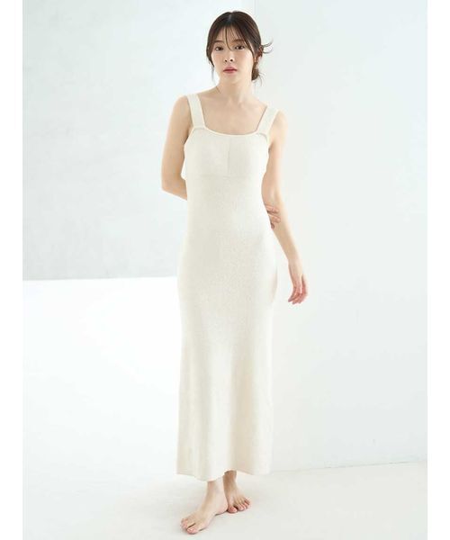 SNIDEL HOME(スナイデルホーム)の「【NEW YEAR'S SPECIAL ITEM】シャギーカーディガン×ワンピースセット(ルームウェア/パジャマ・レディース・オフホワイト/ブルー/モカ/ピンク・F)」の13枚目の写真