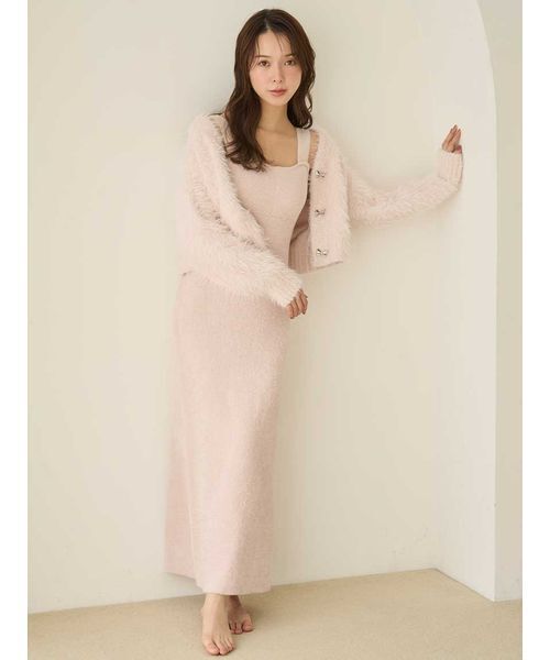 SNIDEL HOME(スナイデルホーム)の「【NEW YEAR'S SPECIAL ITEM】シャギーカーディガン×ワンピースセット(ルームウェア/パジャマ・レディース・オフホワイト/ブルー/モカ/ピンク・F)」の18枚目の写真