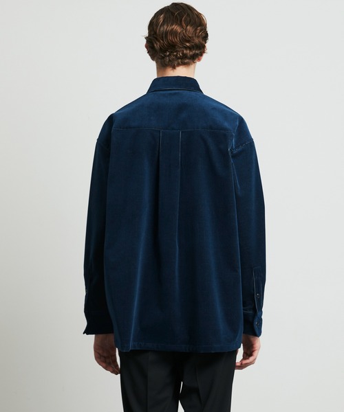 セール】WOOL CORDUROY ロングスリーブシャツ ｜冬服/インナー/ウール