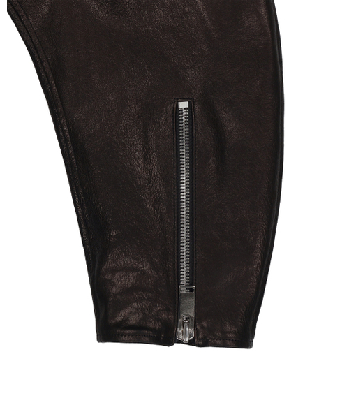 CURRENT（カレント）の「LAMB SKIN OVERSIZED BIKER JACKET [BLACK]（ライダースジャケット・レディース・その他・FREE）」の5枚目の写真