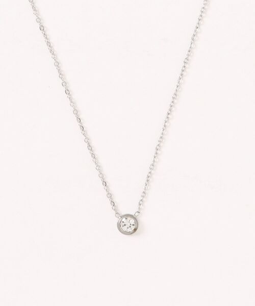 styiro（スタイロ）の「金属アレルギー対応 サークルフレームビジューステンレスネックレス（ネックレス・レディース・ゴールド/シルバー・FREE）」の9枚目の写真