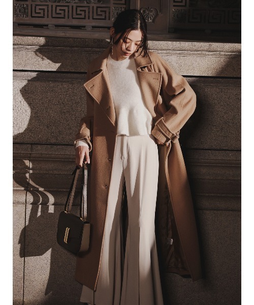 anuans(アニュアンス)の「【ZOZO限定カラー】ペプラムショートニットトップス(ニット/セーター・レディース・アイボリー/ブラック/グレー/ベージュ/レッド/チャコールグレー・S/M)」の11枚目の写真