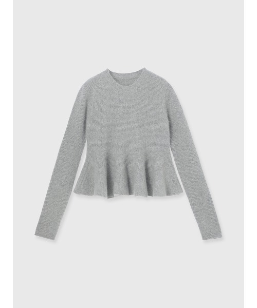 ZOZO限定カラー】ペプラムショートニットトップス（ニット/セーター
